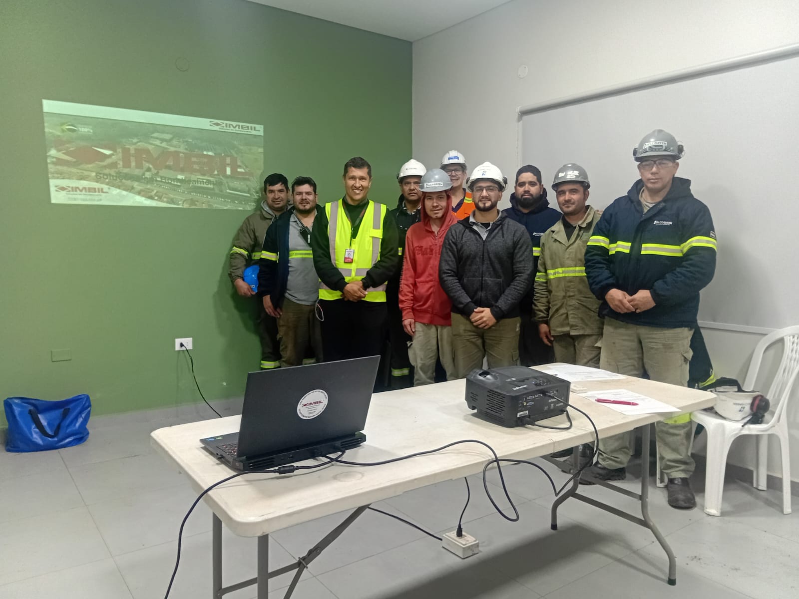 Equipo de mantenimiento en curso técnico