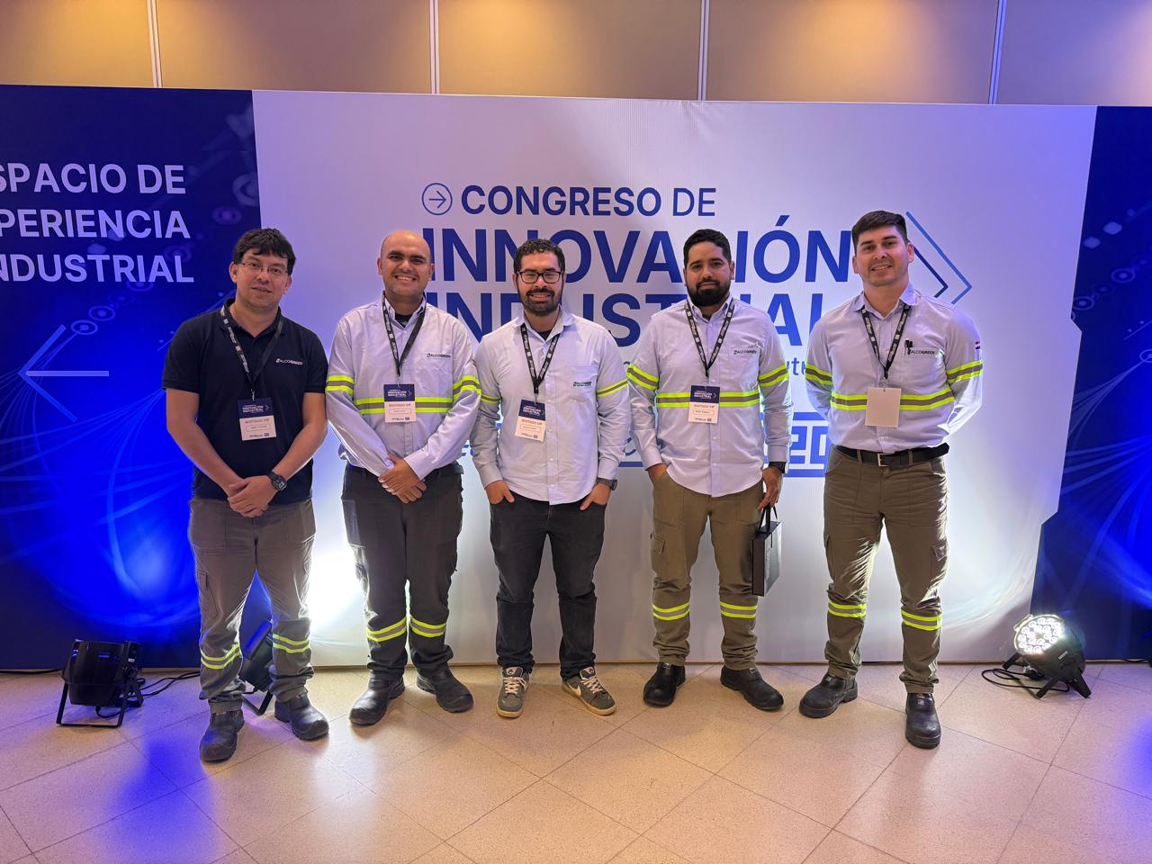 Equipo de Alcogreen en el Congreso de Innovación Industrial UIP